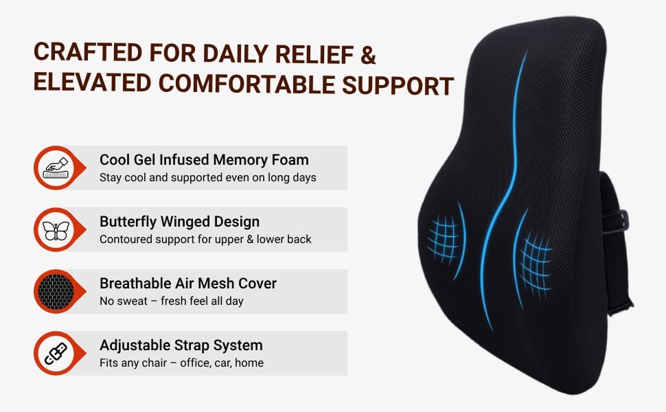 Breathable Lumbar Cushion Cover