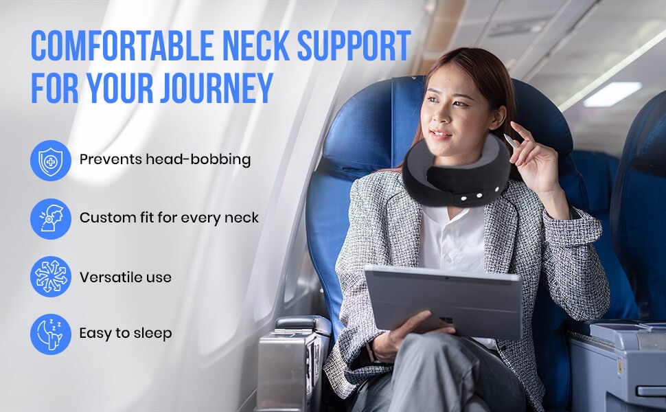 Premium Memory Foam Neck Pillow
