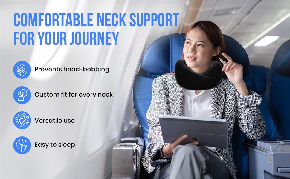 Memory Foam Travel Pillow