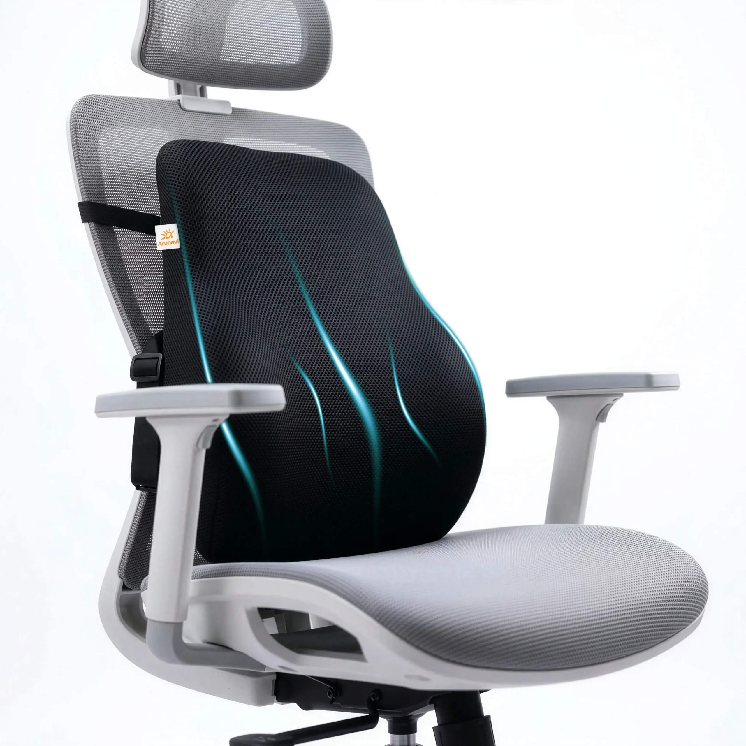 arunavi orthoback lumbar cushion (back rest pillow)