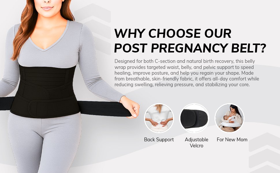 ARUNAVI 3 in 1 Postpartum Recovery Belt